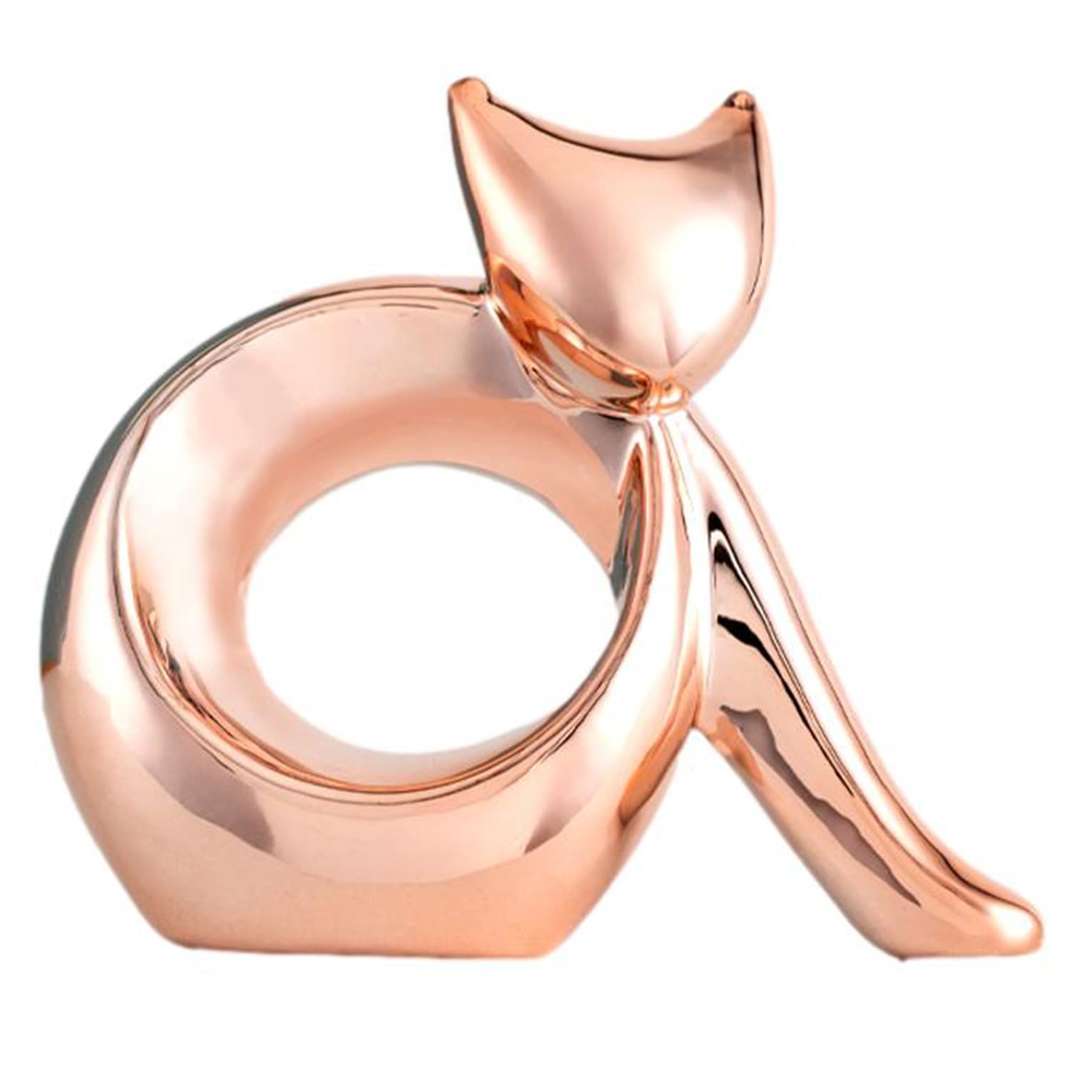 

Cat Art Elegant Cat Stylish Ceramic Cute Tabletop Collectible Nordic Perfect for Living or as a Gift Queen-b Object, Figurine, Decor, Ornament,