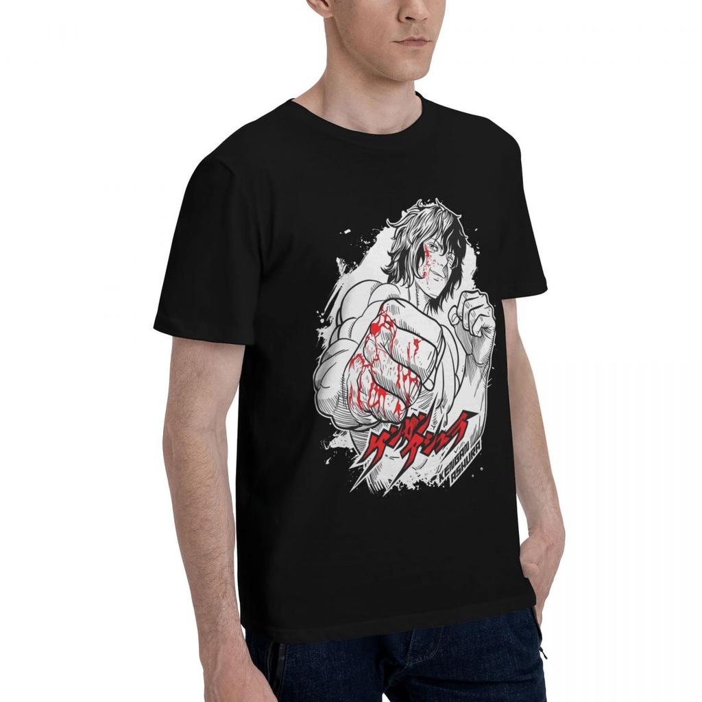 Kengan Anime Ashura 100 Cotton Casual Breathable Confortable Tshirt Mens TShirts Funny Gifts