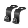 HIJK1 2/4pcs ABS Car Interior Seat Headrest Back Hanger Storage Hooks Valve Cap For VW R32 Golf Beetle EOS GTI Tiguan Passat Jetta MK4