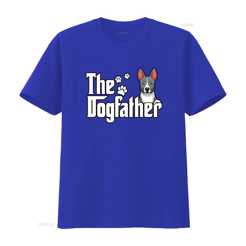 Basenji The Dogfather Fathers Day T Shirt Stylish Comfortable Dog Lover vintage Washed graphic Stretched designer clothes Soft