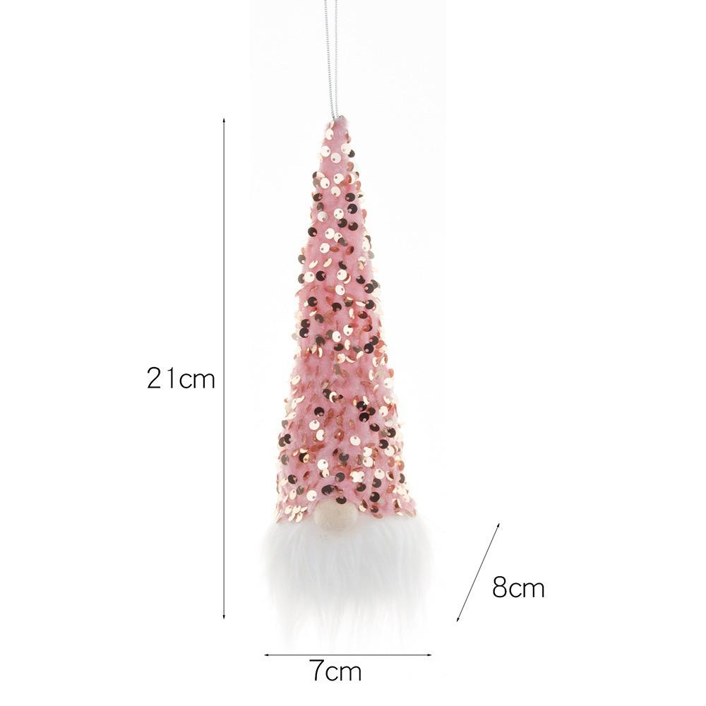 Gnome Light Decor Manual Measurement Christmas Pendant Sequin Gnome Ornament  Christmas Light Decoration For Christmas
