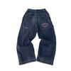 Ανδρικό Τζιν Φαρδύ Ίσιο Εφαρμοστό Casual Streetwear Στυλ Hip Hop Μείγμα Βαμβακιού Μεσαίου Υψώματος