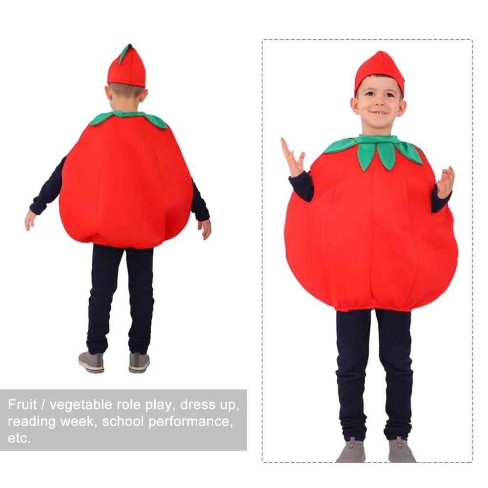 Performance Stage Children Cosplay Costume Pumpkin Cloak Kids Performance Suit Girl