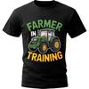 New Arrived For Men Oneck Tshirt Big Size Tee Farmer In Training Tractor Design Everyday Boys Tee Shirt Comfort Tshirt