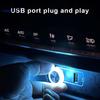 Portable Car USB Ambient Light Mini LED Decorative Atmosphere Lamps For Auto Interior Light USB Plug Light