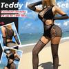 Sexy Lingerie for Women Naughty Fishnet Lingerie Set Bodysuit Outfits Teddy Sheer Mesh Erotic