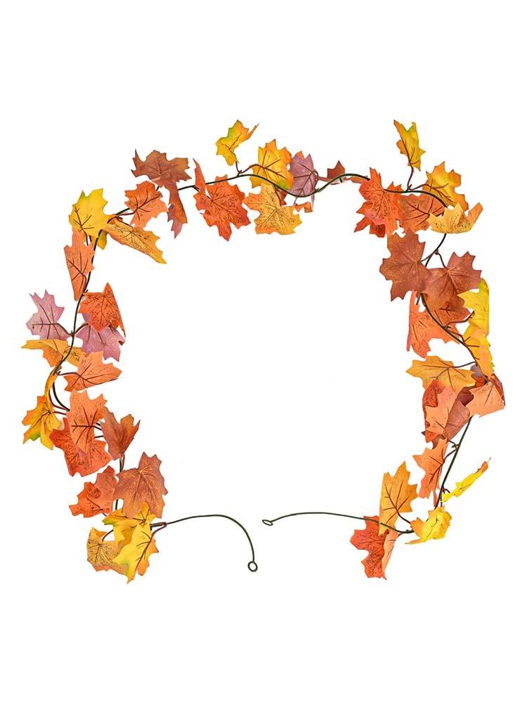 Autumn Leaf Garland Fall Decoration Maple Leaf Vine Long-lasting Use
