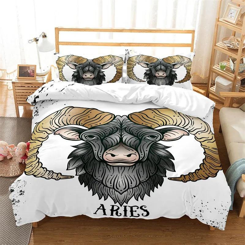 Mystery Constellations Duvet Cover Exotic Abstract Art Bedding Set Microfiber Comforter Cover King Queen For Adults Boys Bedroom