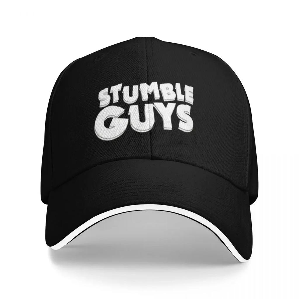 White Stumble Guys Letters Pool Party Baseball Caps Men Personalized Male Beach Dad Hats Snapback Cap