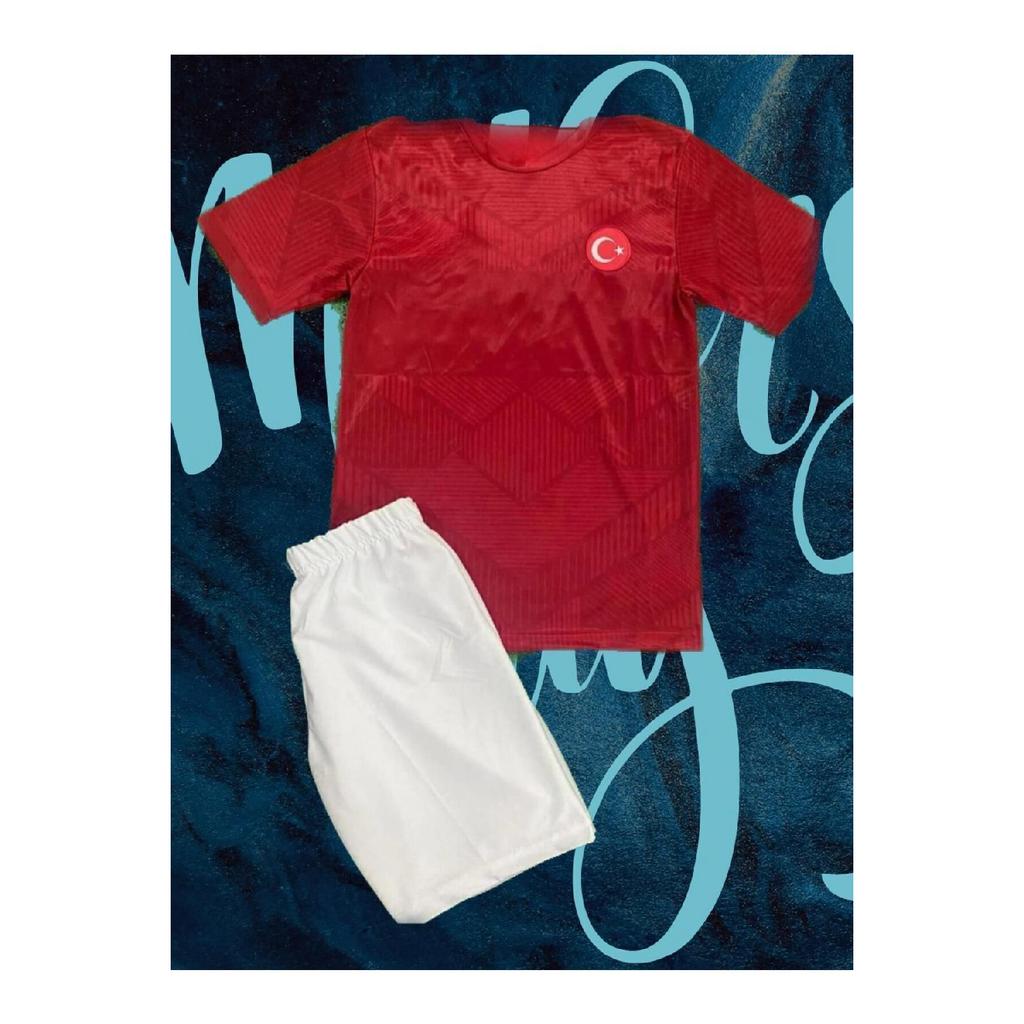 Red Trkiye National Team 2023-2024 Kids Jersey Shorts Socks Gift