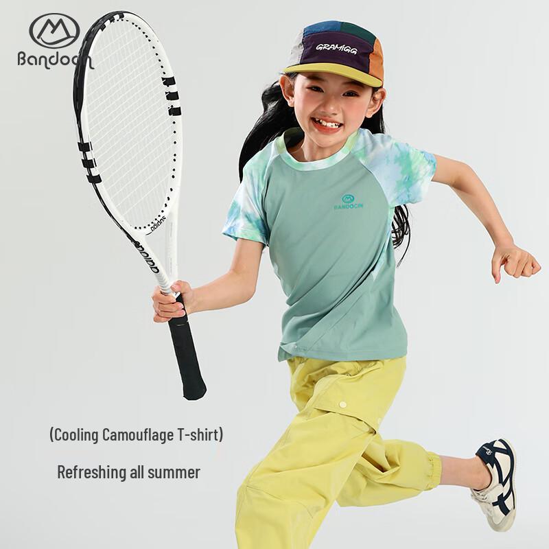 Girls  Quick-Dry Short Sleeve Sports T-Shirt 170