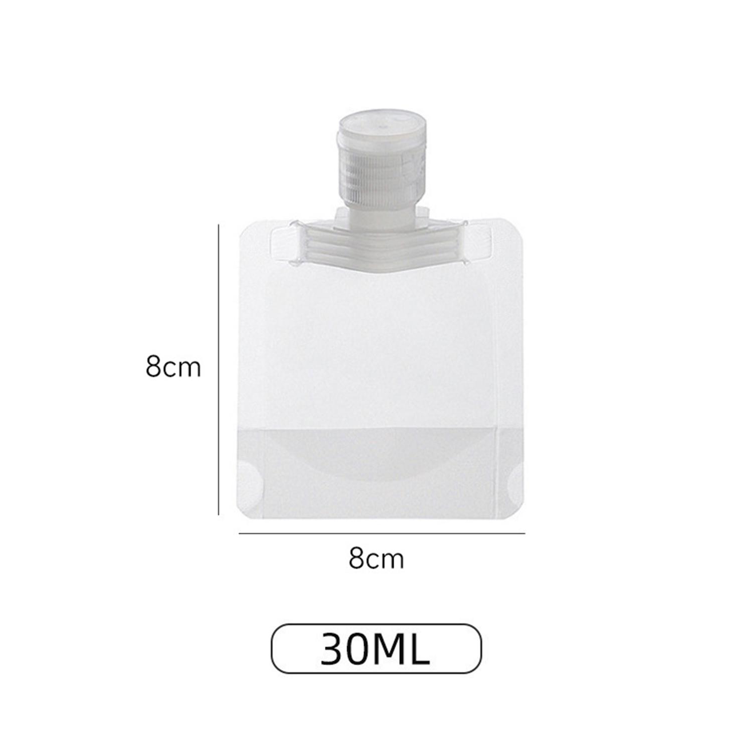 5Pcs 30/50/100ml Travel lotion Shampoo Body Wash Dispenser Bag Portable Facial Cleanser Disposable Cosmetic Packaging Bag