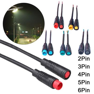 5 Styles Optional Cable Ebike Accessories Base Connector Display Pin 2/3/4/5/6Pin Cable Waterproof Connector