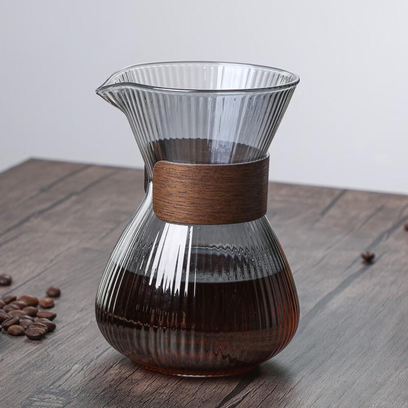 TLXT Pour Over Glass Coffee Maker Set