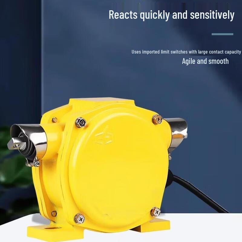Bidirectional Pull Cord Safety Switch with Reset