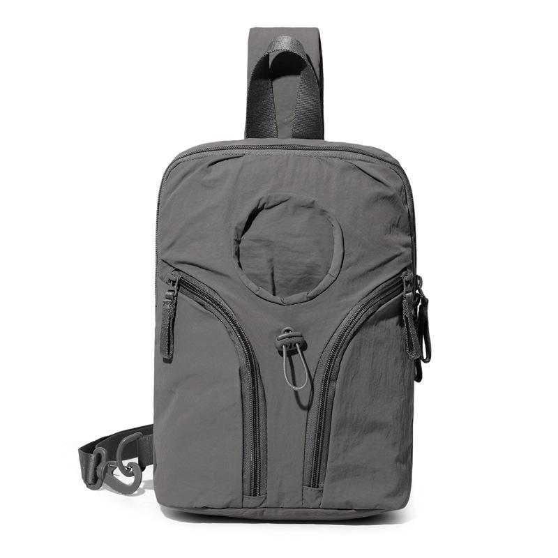 Multifunkční náprsní taška Pánská taška přes rameno Dámská velkokapacitní sportovní crossbody taška s držákem na vodu