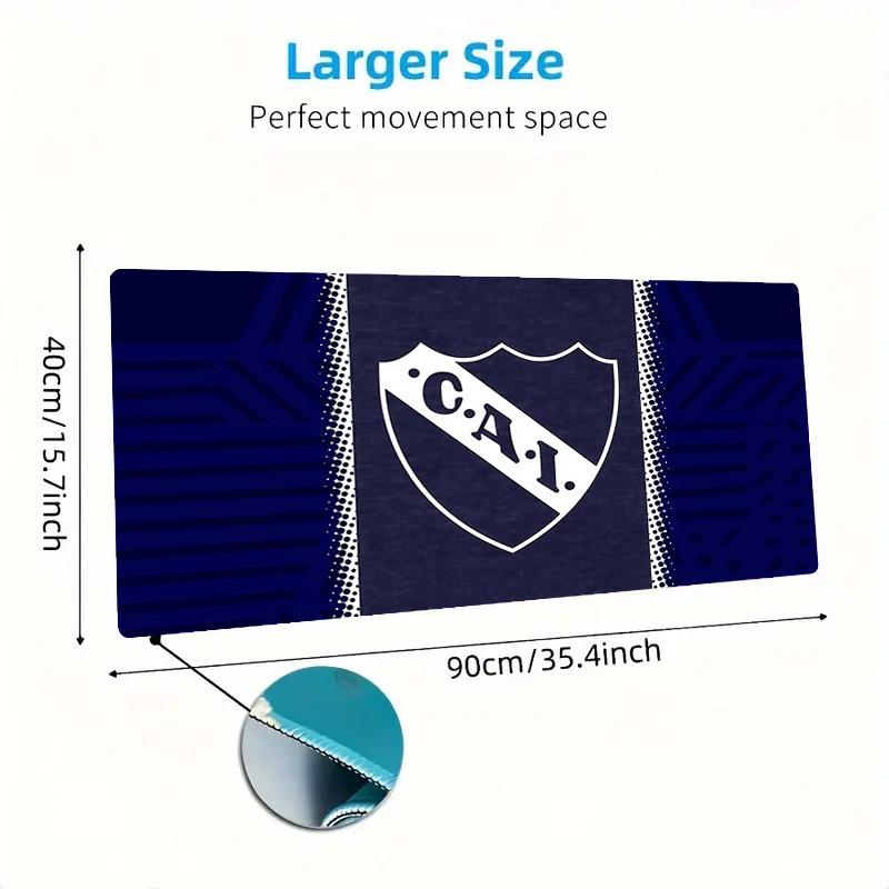 Club Atletico Independiente Print Cushion Non-slip Laptop Tablet Big Mousepad XXL Mat Mini PC Playmat With Lock Edge