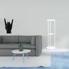 Rock Gesture Sculpture Acrylic Side Table Creative Hand Sign Crafts for Apartment Bedroom Restaurant