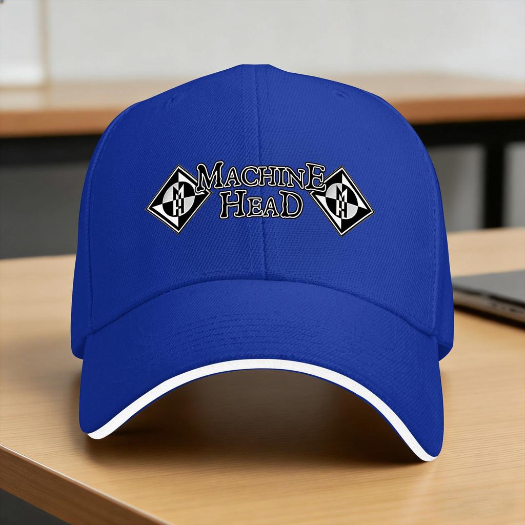 Machine Head Heavy Metal Sun Baseball Cap  Summer Casual Trucker Hat For Unisex Unisex Kpop Rock Baseball Caps
