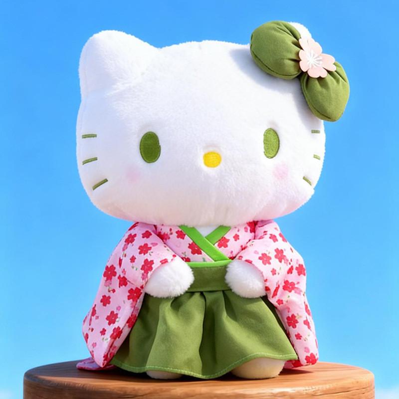 Hello Kitty Plush Toy With Pp Cotton Filling For Gift And Collectors 35cm