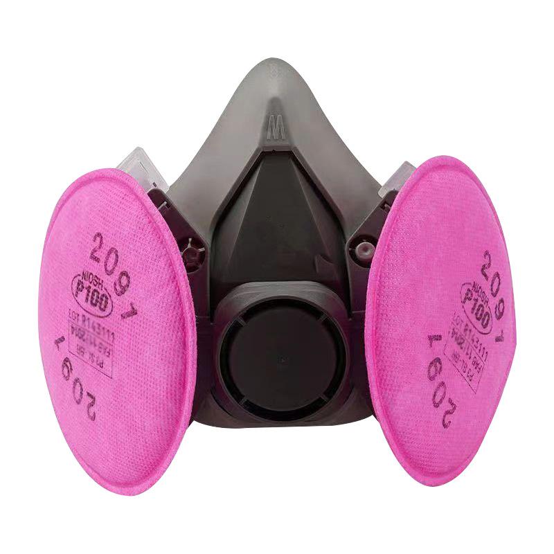 

2097 Красный круглый хлопковый пылевой фильтр для защитных масок 6200/7502/6800