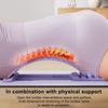 Lumbar Support Board Back Stretcher Waist Trainer with Acupressure Points 4-Level Adjustable Back Massager Lumbar Cracker Board Spine Decompressor