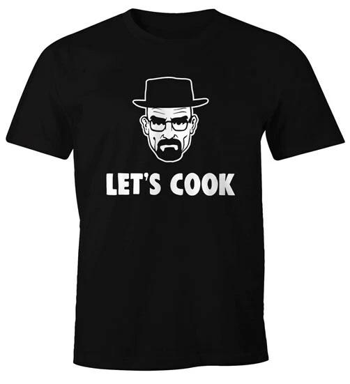Lets Cook Men s T-Shirt Fun Shirt Moonworks M