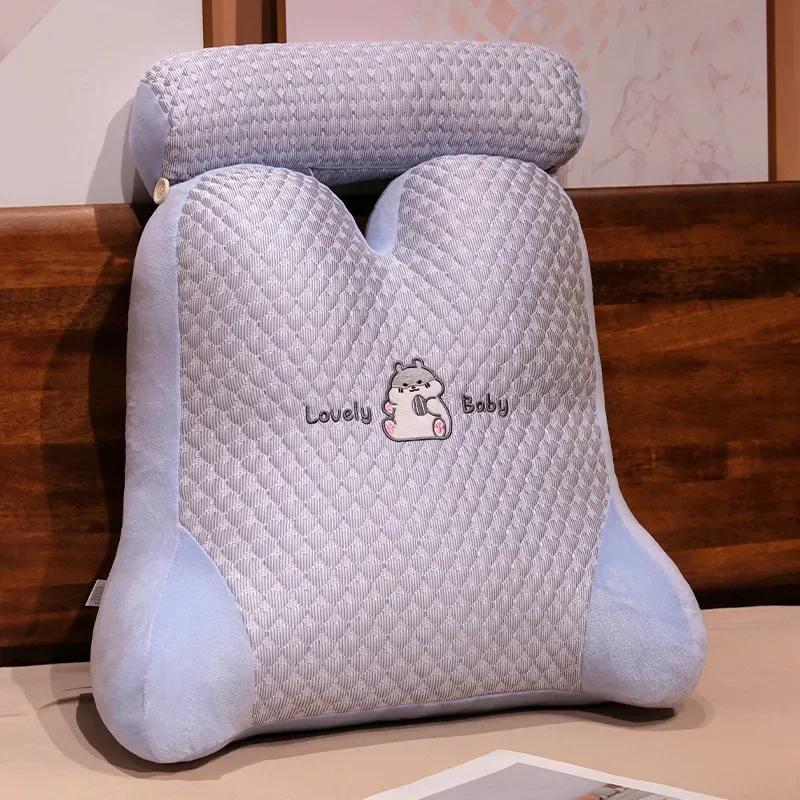 

Подушка-изголовье Ice Bean, студенческое общежитие, подушка для чтения, спинка дивана, эркер, милая поясничная подушка, офисная поясничная поддержка 40xH45cm