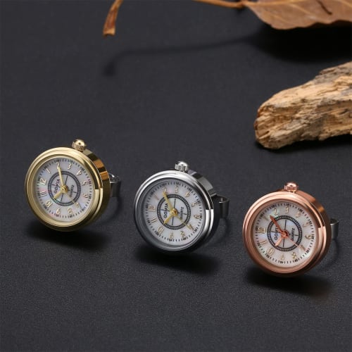 Lancardo Ring Watch, Antique Style, 3ATM Water Resistant, Analog, One Size Fits All, Perfect for Men and Women, Perfect Gift for Birthdays, Anniversar
