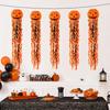 Pumpkin Paper Lanterns, Front Door Hanging Decor for Home Party Festival, Reusable Halloween Party Supplies Props