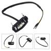 Parts Replacement License Plate Light 12V ABS Plastic Accessories Black Housing LED Lamp Motorcycle Multi Use Number