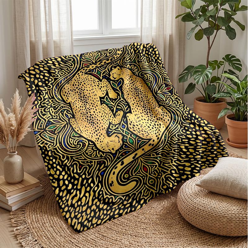 Gleaming White Tiger Majesty Theme blanket Lightweight Warm Flannel Blanket Decorative Throw Blanket for Home Decoration