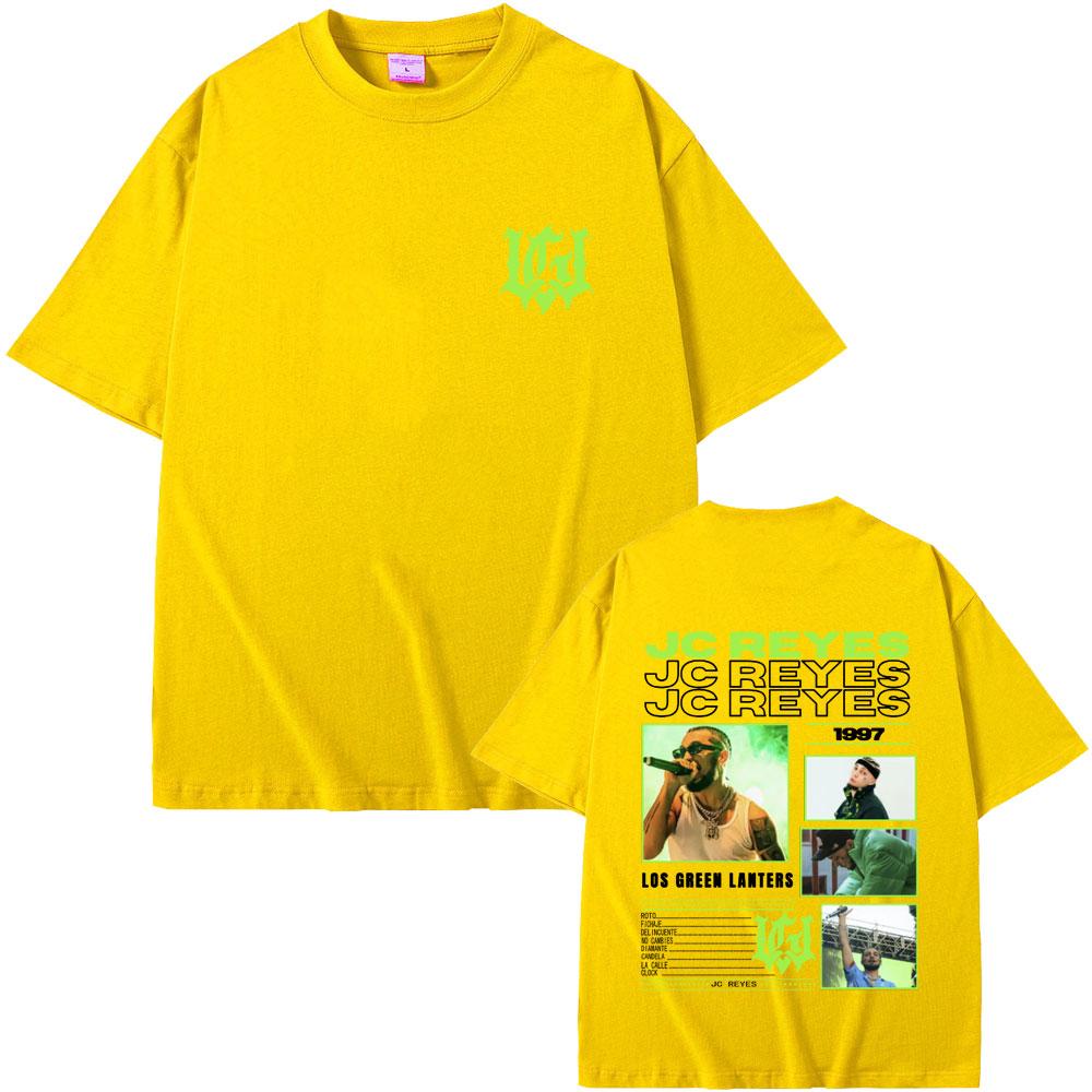 Rapper Jc Reyes Los Green Lanters 2025 Trička Pánská Dámská Módní Hip Hop Trička Pánské Ležérní Oversized Tričko s Krátkým Rukávem