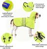 Waterproof Dog Raincoat with Reflective Strips and Adjustable Hood Lightweight Pet Rain Jacket Suitable for Small Medium Large Dogs