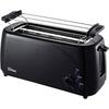 Zilan Long Slot Toaster - 4 Slices - 5 Browning Levels