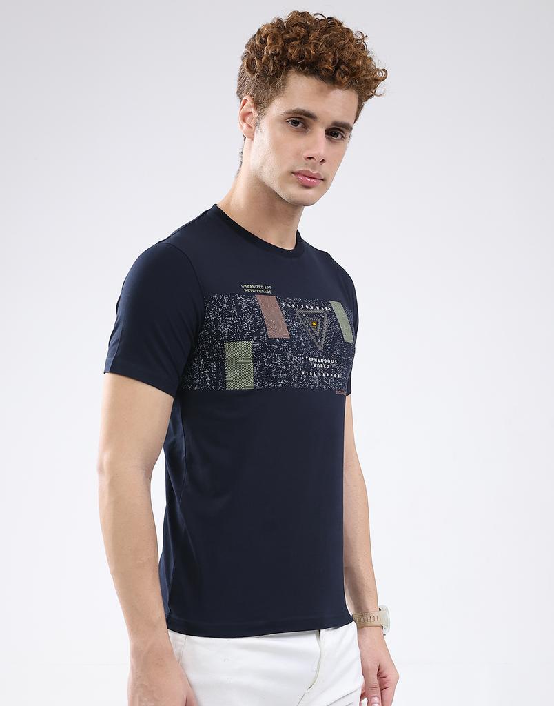 Monte Carlo Men's Round Neck Half Sleeve T-Shirt