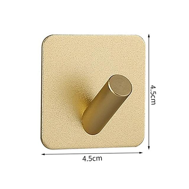 Self Adhesive Wall Hooks Door Key Holder Clothes Coat Hanger Bathroom Towel Holder Kitchen Storage Rack Shelf Bag Organizer