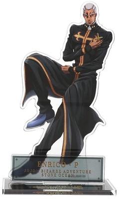 Bizarre Adventure Acrylständer Enrico Pucci Stone Ocean Anime Ausstellung zum 10. Jahrestag Limitierte offizielle Ware JoJo's