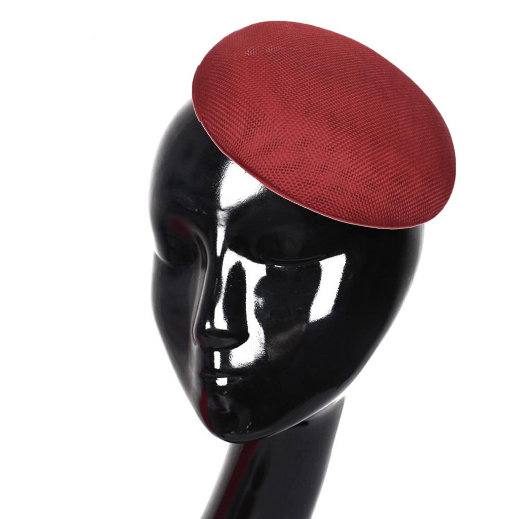 15cm Sinamay Hat Fascinators Hat Base for Women Millinery DIY Accessories Cocktail Teaparty Headpieces Round Hat Base