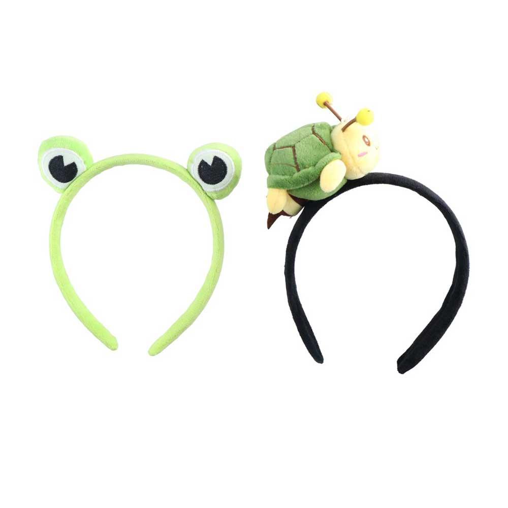 Cartoon Frog Plush Hairband Animal Vegetable Headband Kawaii   Lady