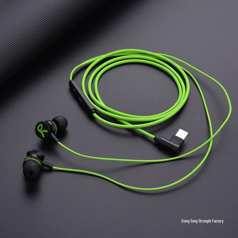 Metal Magnetic Gaming Earphones, Wired In-Ear with Type-C Angled Plug for Precise Sound Localization