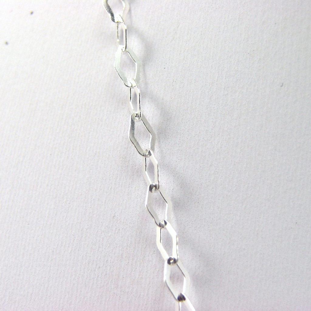 Les Trésors De Lily [F6113] - Silberkette 'Linda' Weiß