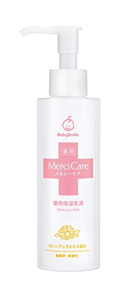 

Baby Smile Merci Care Лечебный Увлажняющий Молочко-Лосьон Размер Содержит (Обычная / 150мл) Календула, Без отдушек, Без красителей (Квази-лекарство) синий