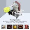 7 Speed Cutter Edges Sharpener Multifunctional Grinder Mini Electric Belt Sander Adjustable Polishing Grinding Machine