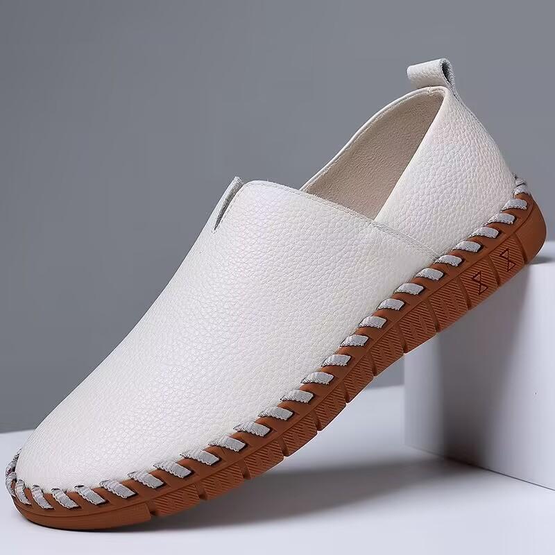 Men's Comfortable Soft-soled Slip-on Loafers Versatile Casual Business Formal Leather Shoes Loafers Men's Shoes