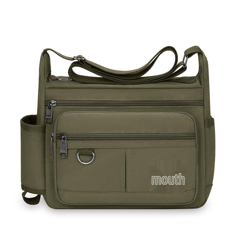 Herren Canvas Umhänge- und Schultertasche - Lässige Reise Messenger und Rucksack