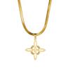 Classic Stainless Steel Necklace Trend Witch Knot Pendant Necklace Men Women Casual Jewelry Gifts