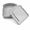 Toast Shaped Sandwich Container Reusable Wheat Straw  with Lid Portable Food Storage Box for School Office Camping Picnic