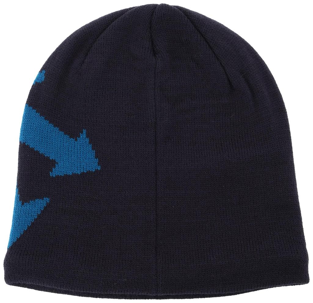 Descente Knit Heat Simple DWBWJC63 NNY Cap, Navi, Warm, Sweat-Wicking, Quick-Drying, Antibacterial, Odor-Resistant, Design, Men's,