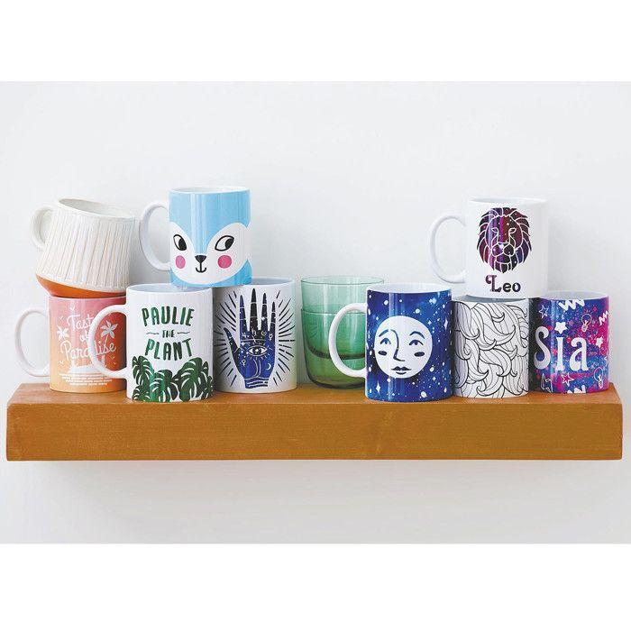 Cricut : Mugs Céramique Blanc 425ml 36 Pièces